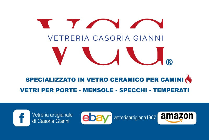 Vetro ceramico su misura 49,2 cm x 49,2 cm spessore 4mm spedizione inclusa